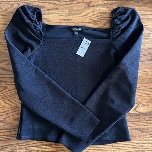 Brand New Express Puff Shoulder Top